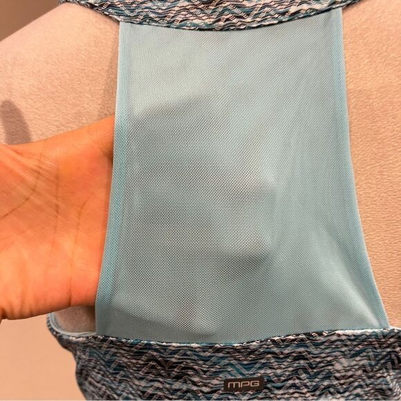 MPG sleeveless halter athletic v-neck mini dress size large - Picture 8 of 14